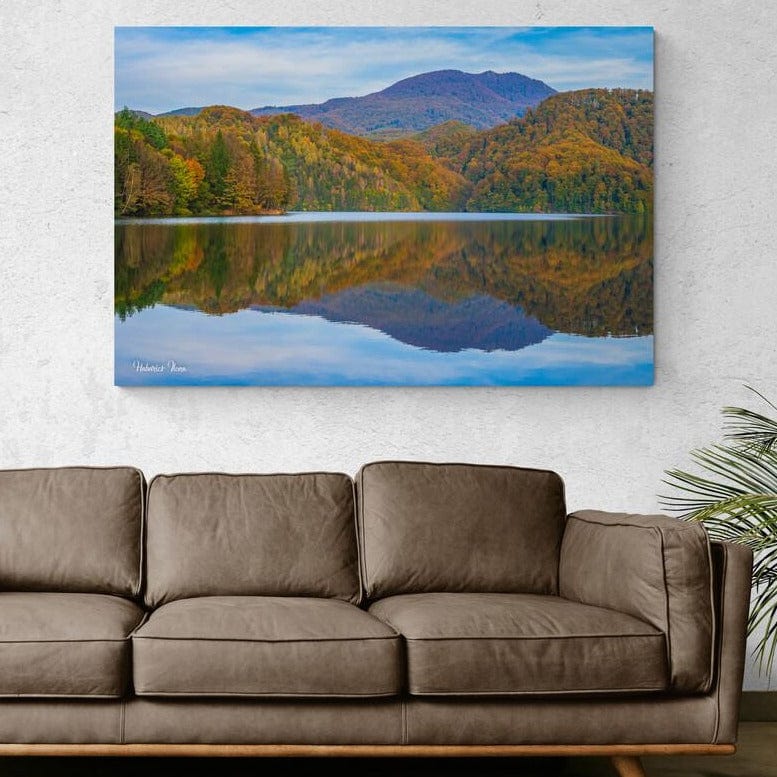 Tablou canvas romanesc - Lacul Firiza - Cameradevis.ro Cameradevis.ro