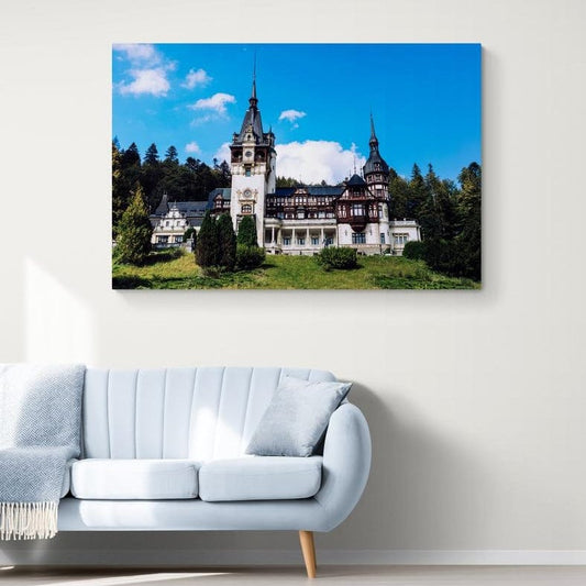 Tablou canvas romanesc - Castelul Peles - Cameradevis.ro Cameradevis.ro