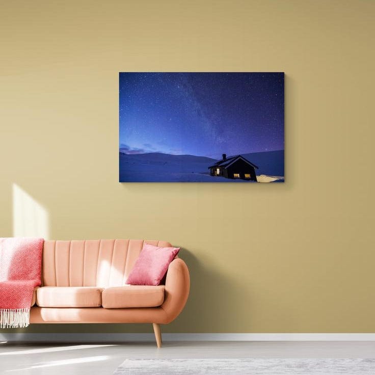 Tablou canvas -Noapte in munti - Cameradevis.ro