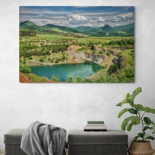 Tablou canvas romanesc - Lacul de Smarald - Cameradevis.ro Cameradevis.ro