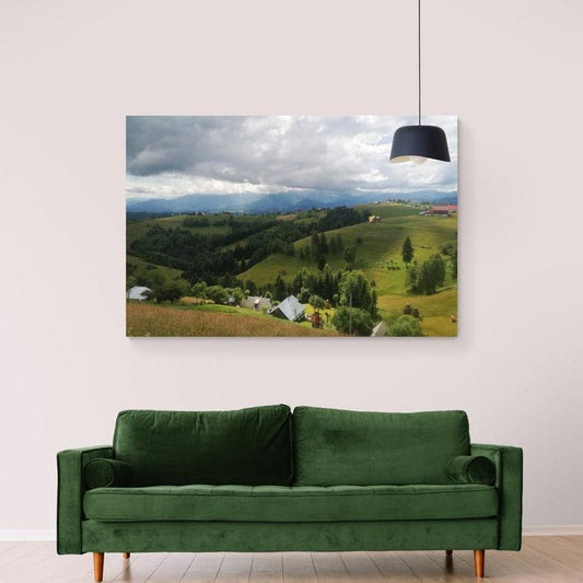 Tablou canvas romanesc - Colinele Transilvaniei - Cameradevis.ro Cameradevis.ro