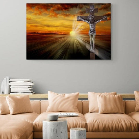 Tablou Canvas - Isus pe cruce - Cameradevis.ro Cameradevis.ro