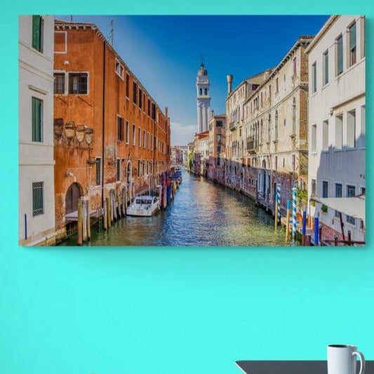 Tablou Canvas - Vedere canal venetian - Cameradevis.ro