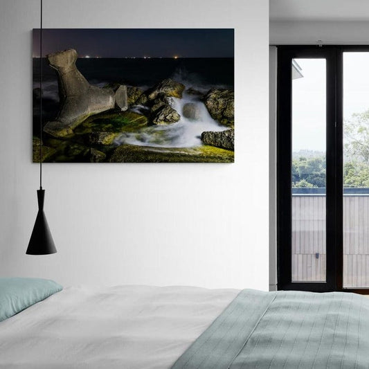 Tablou canvas romanesc -Eforie Nord, nocturn - Cameradevis.ro Cameradevis.ro