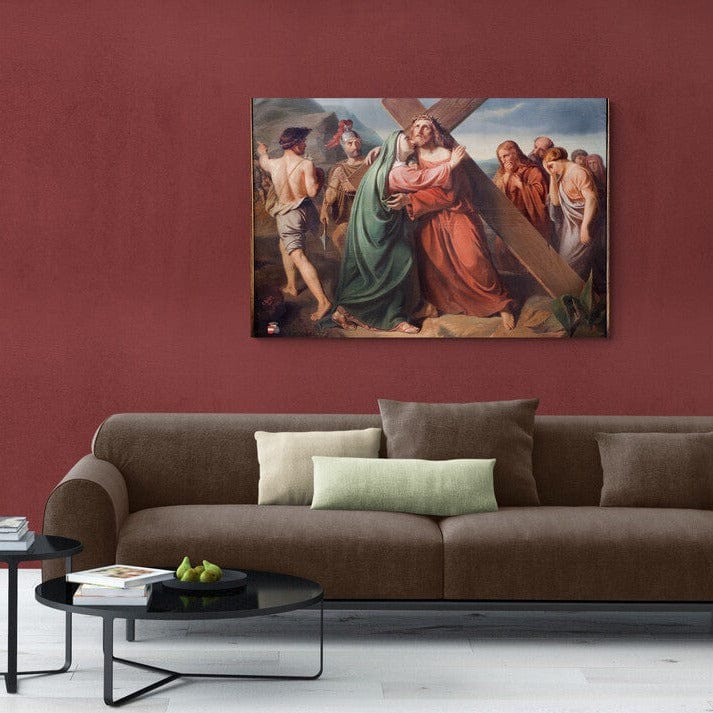 Tablou Canvas - Isus isi duce crucea - Cameradevis.ro Cameradevis.ro