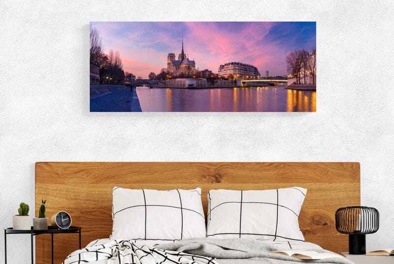 Tablou Canvas - Vedere catedrala Notre Dame Paris - Zibo.ro