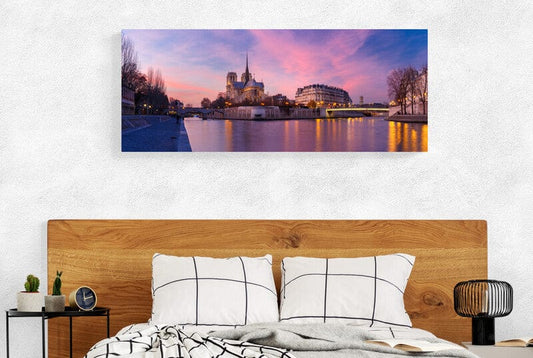 Tablou Canvas - Vedere catedrala Notre Dame Paris - Zibo.ro