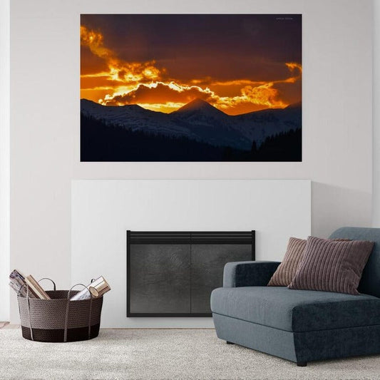 Tablou canvas romanesc - Apus in Muntii Rodnei - Cameradevis.ro