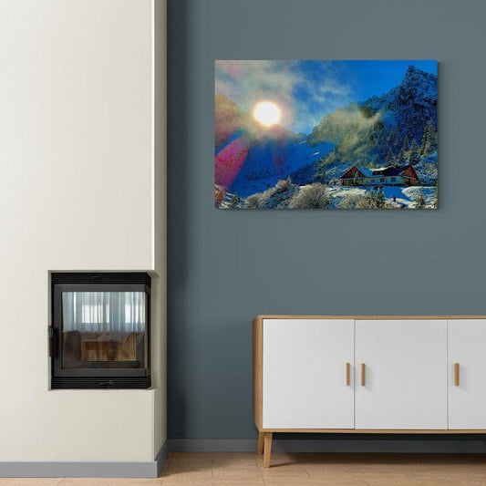 Tablou canvas romanesc - Cabana Mălăiești - Cameradevis.ro