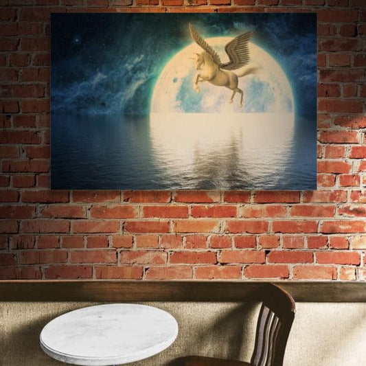 Tablou canvas - Unicorn 3D.