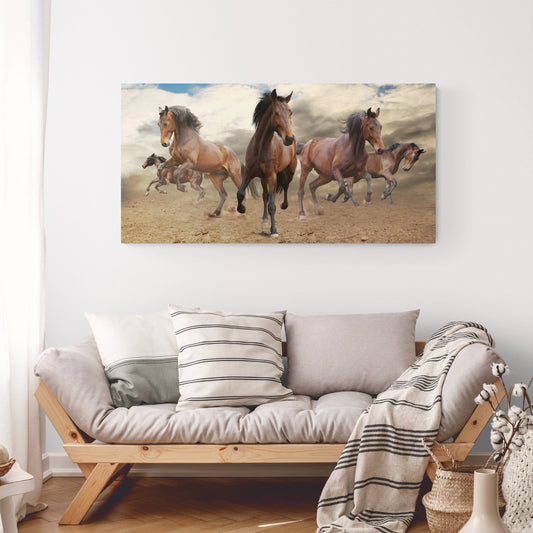 Tablou Canvas - Turma de cai - Cameradevis.ro