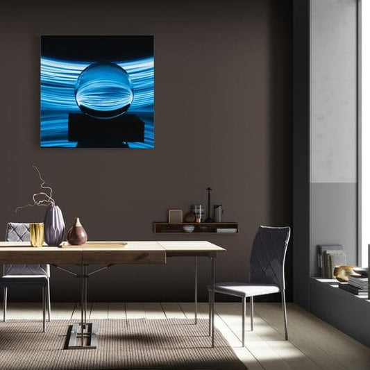 Tablou canvas - Picatura albastra abstract - Zibo.ro