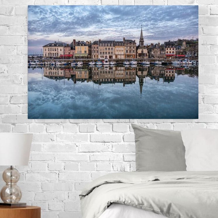 Tablou Canvas - Vedere port Honfleur Franta - Zibo.ro