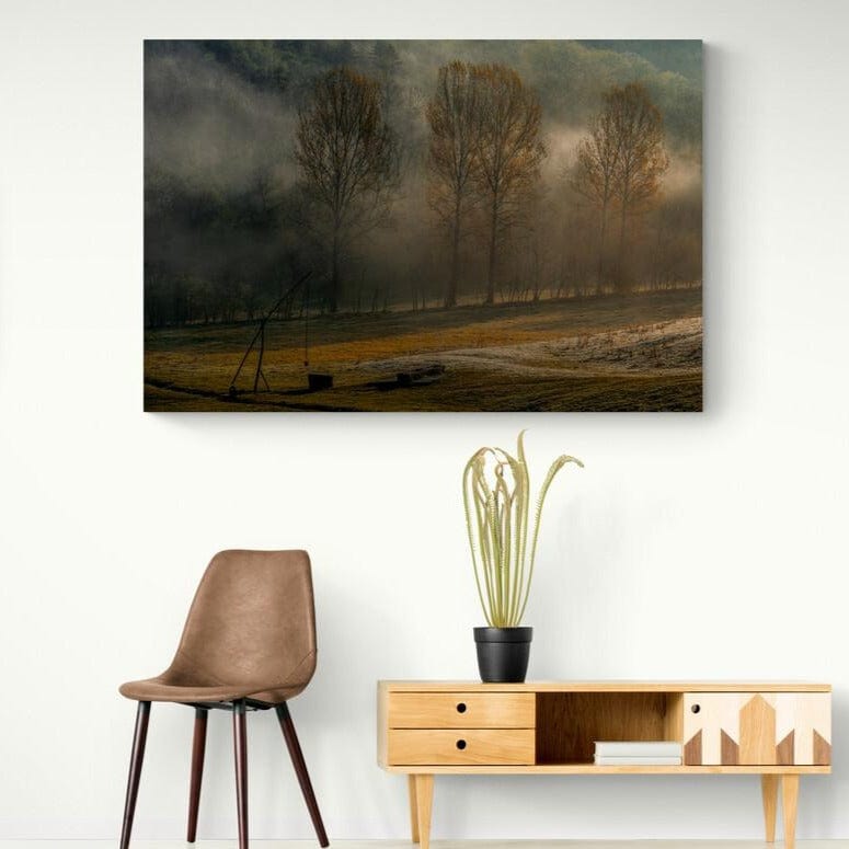 Tablou canvas romanesc - Ceata de Toamna - Cameradevis.ro Cameradevis.ro