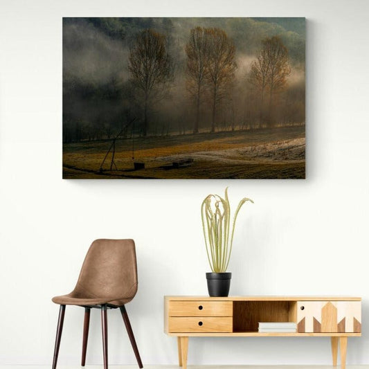 Tablou canvas romanesc - Ceata de Toamna - Cameradevis.ro Cameradevis.ro