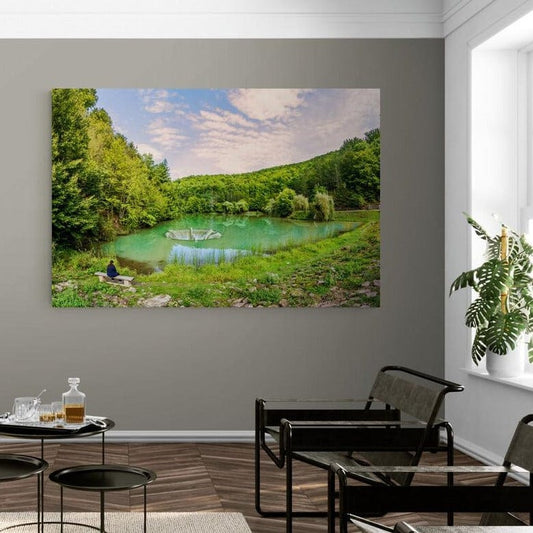 Tablou canvas romanesc - Lacul Vida - Cameradevis.ro Cameradevis.ro