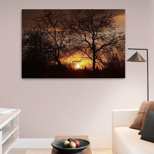 Tablou canvas romanesc - Apus de soare în Brașov - Cameradevis.ro