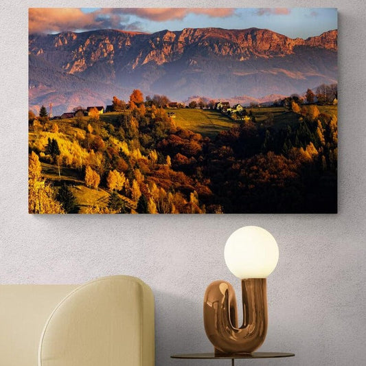 Tablou canvas romanesc - Toamnă peste Bucegi - Cameradevis.ro