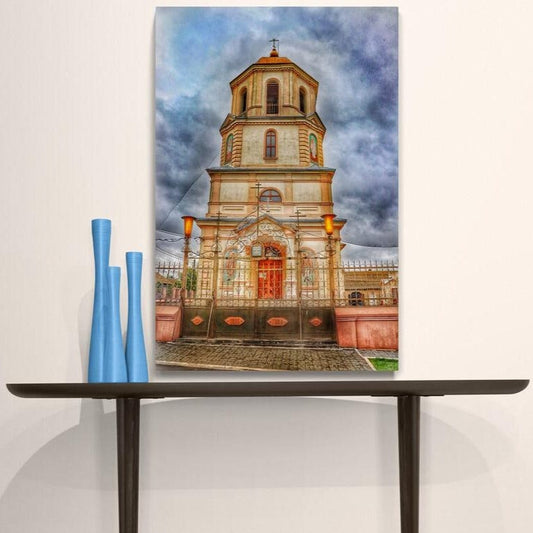 Tablou canvas romanesc - Biserica lipovenească - Cameradevis.ro Cameradevis.ro