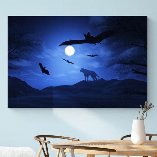 Tablou Canvas - Lup cu lilieci - Cameradevis.ro Cameradevis.ro