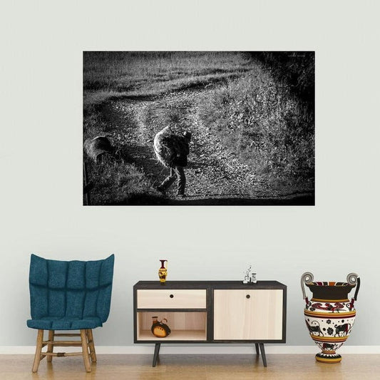 Tablou canvas romanesc - Zi de lucru in Maramureș - Cameradevis.ro