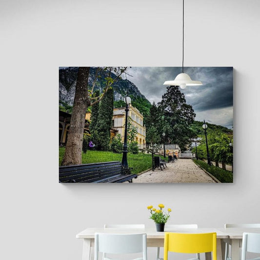 Tablou canvas romanesc - Baile Herculane - Cameradevis.ro Cameradevis.ro