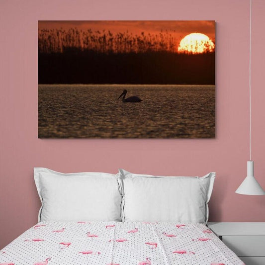 Tablou canvas romanesc - Matinal deltaic - Cameradevis.ro