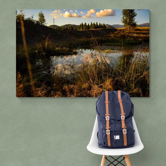 Tablou canvas romanesc - Loc de liniste, Ciera-Petrila 2019 - Cameradevis.ro