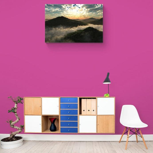 Tablou canvas - Relief muntos 3D.