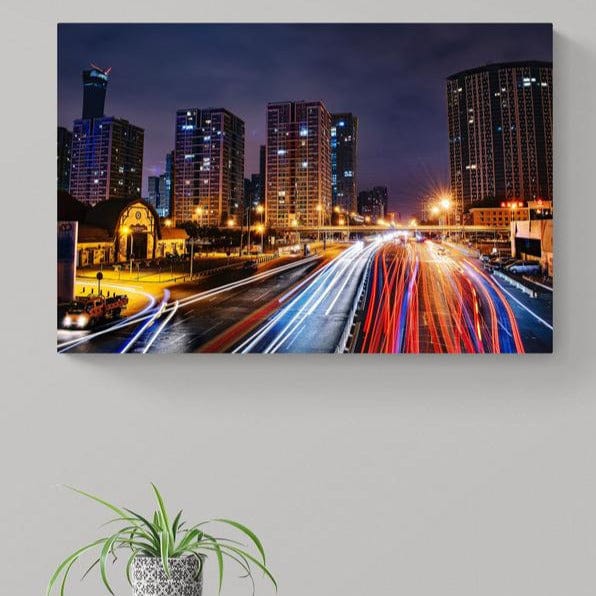 Tablou canvas - Oras in viteza2 - Cameradevis.ro