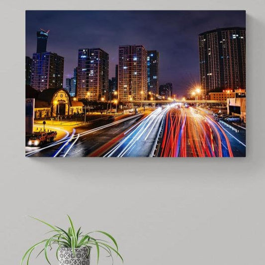 Tablou canvas - Oras in viteza2 - Cameradevis.ro