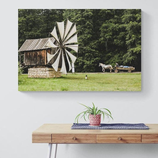 Tablou canvas romanesc - Back in time - Cameradevis.ro