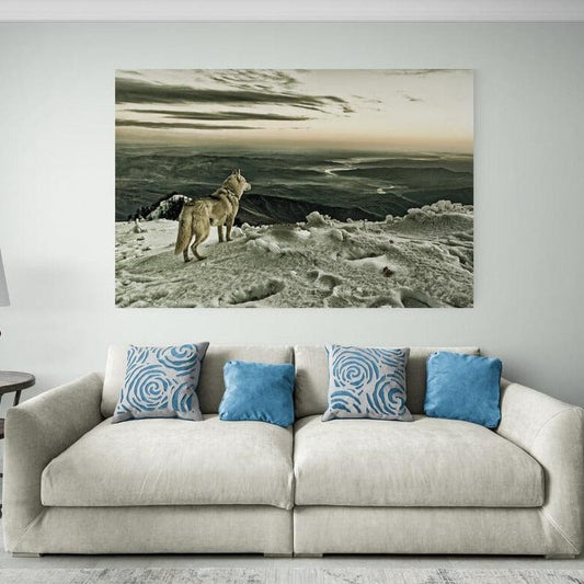 Tablou canvas romanesc - Vedere de pe Cozia - Cameradevis.ro