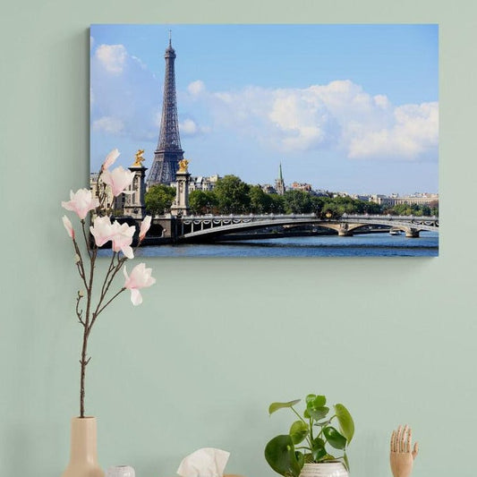 Tablou Canvas - Vedere Turnul Eiffel 2 - Zibo.ro