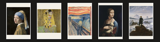 Colecția Capodopere: reinterpretări după Vermeer, Klimt, Munch, da Vinci și Friedrich