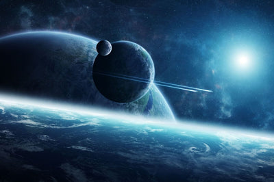 Tablou decorativ - Spatiala Interplanetara 3D