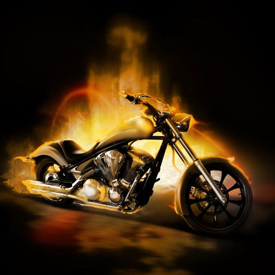 Tablou decorativ - Motor in Flacari