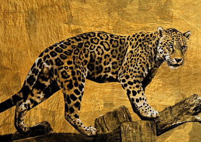 Tablou decorativ - Gold & Black 31