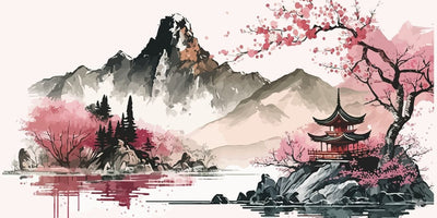 Tablou decorativ - Peisaj Japonez