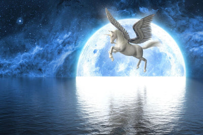 Tablou decorativ - Unicorn 3D Magic