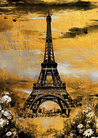 Tablou decorativ - Gold&Black Eleganta Timeless
