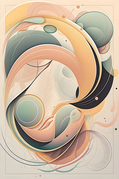 Tablou decorativ - Eleganta Abstracta 3D 80