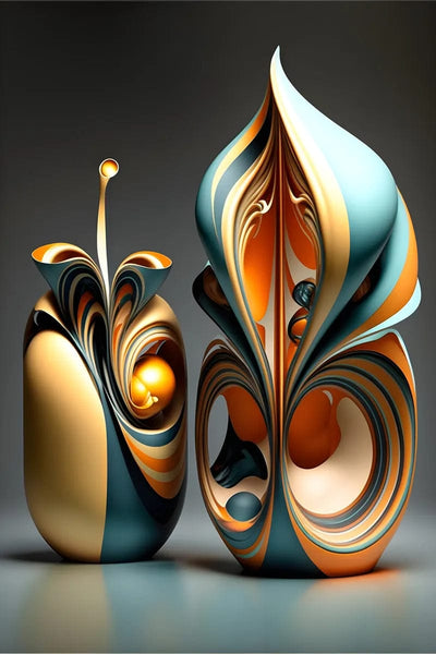 Tablou decorativ - Eleganta 3D Abstracta