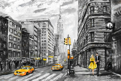 Tablou decorativ - Pata de Culoare New York