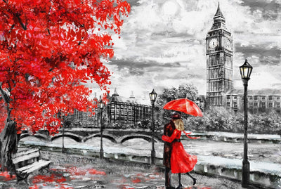 Tablou decorativ - Indragostiti la Londra