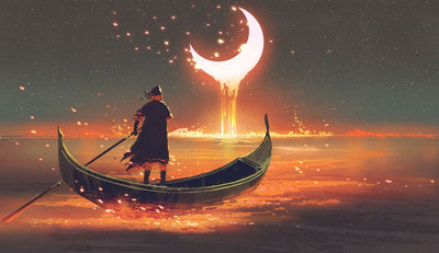 Tablou decorativ - Sub aprins de luna