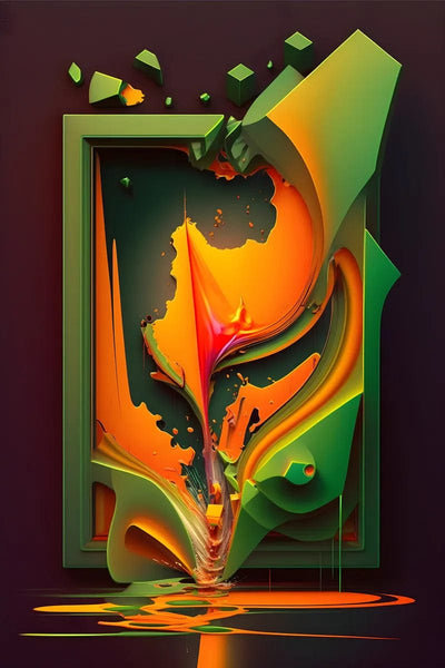 Tablou decorativ - Eleganta Abstracta 3D 115
