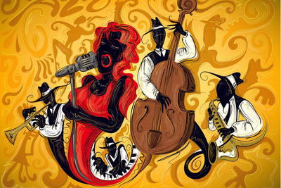 Tablou decorativ - Pe ritmuri de jazz
