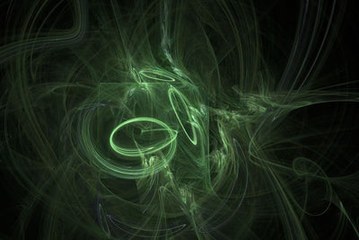 Tablou decorativ - Eleganta Neon Verde