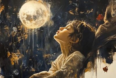 Tablou decorativ - Spre Luna